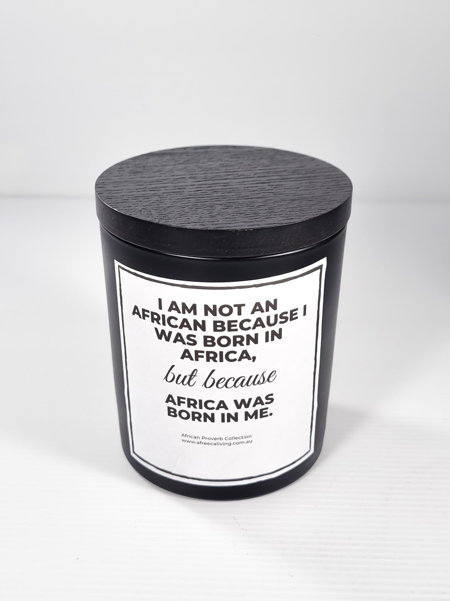 I am not an African because I was born in Africa