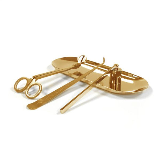 Afreeca Living Candle Care Kit- Gold