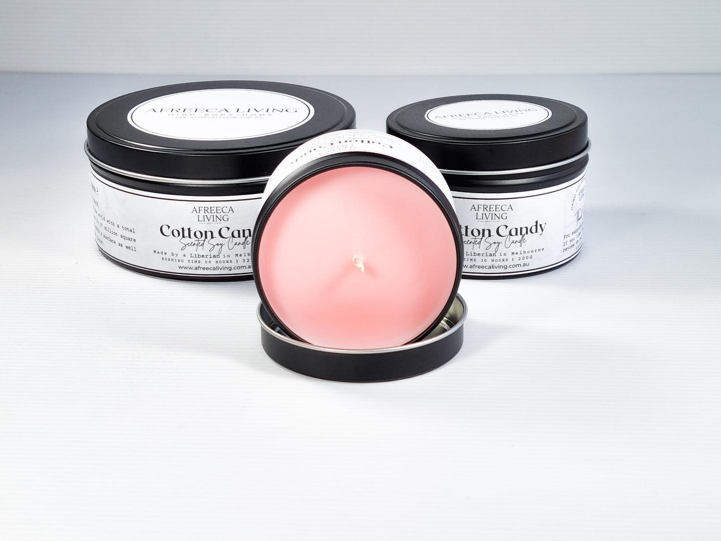 TRAVEL TIN CANDLE- Cotton Candy