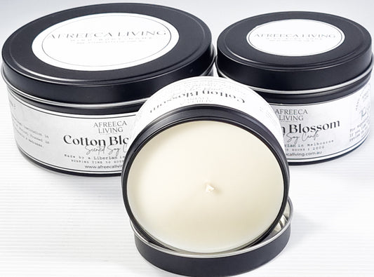 TRAVEL TIN CANDLE - Cotton Blossom