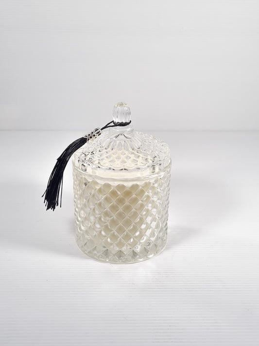 SMALL CLEAR GEO Candle