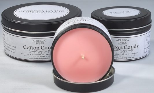 TRAVEL TIN CANDLE- Cotton Candy